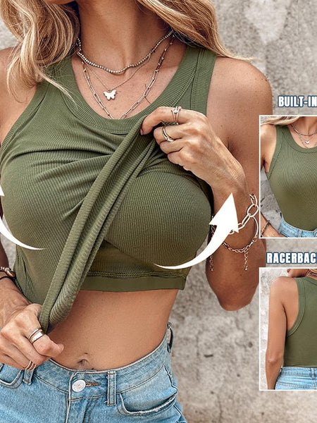 Alwanova SculptFit™ Ribbed Tank