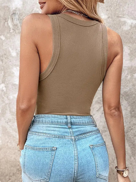 Alwanova SculptFit™ Ribbed Tank