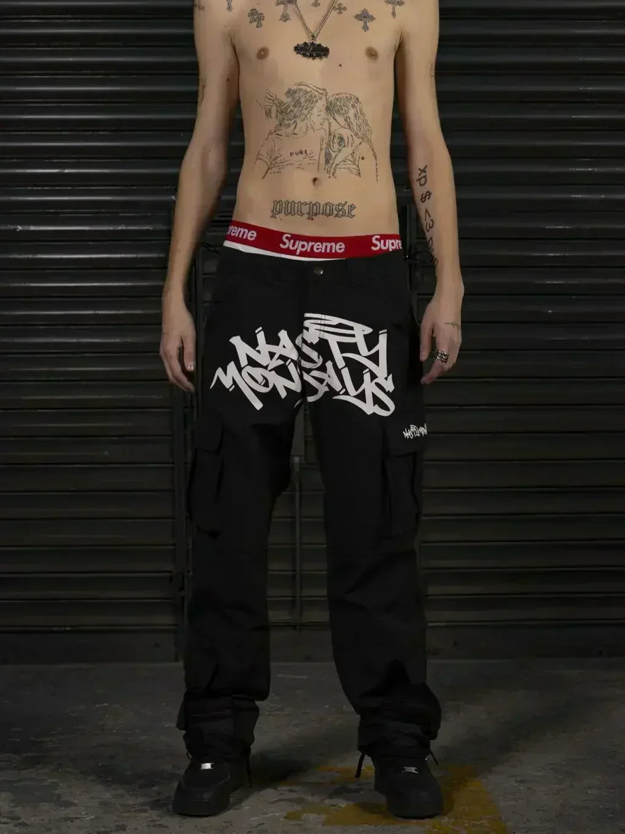 Alwanova Y2K Retro Cargo Pants