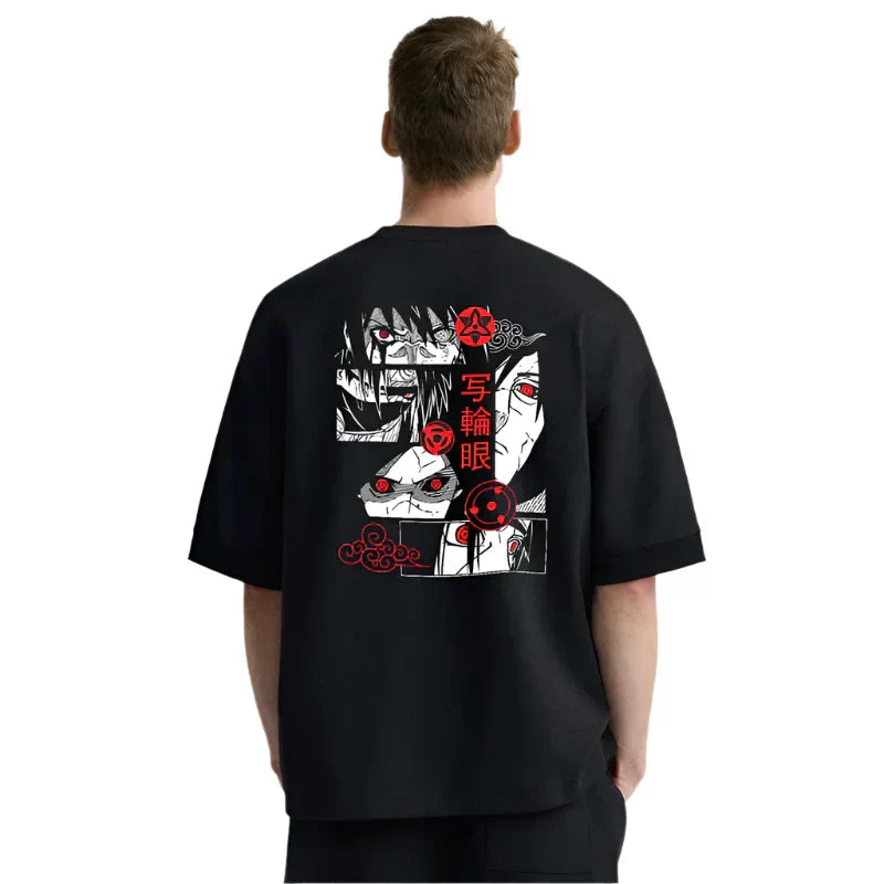 Uchiha Clan x Sharingan Oversized T-Shirt & Hoodie