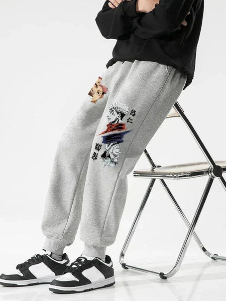 Anime Print Athletic Joggers - WICHUW LTD