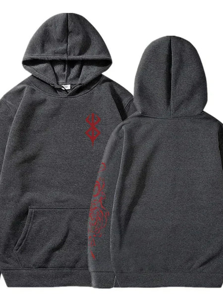 Berserk Acid Print Oversized Hoodie - WICHUW LTD
