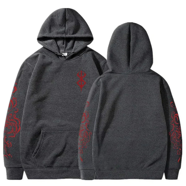 Berserk Acid Print Oversized Hoodie - WICHUW LTD