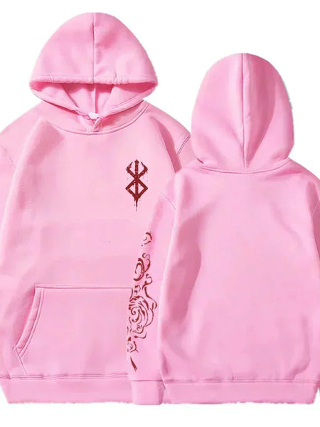 Berserk Acid Print Oversized Hoodie - WICHUW LTD