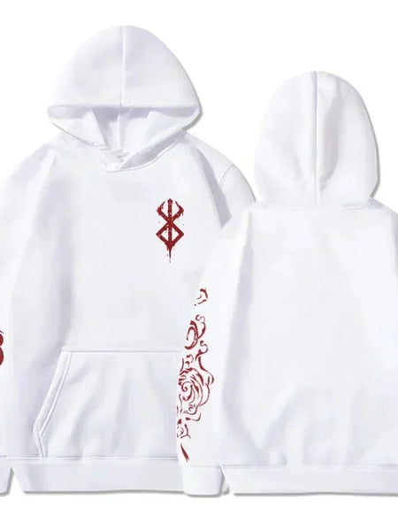 Berserk Acid Print Oversized Hoodie - WICHUW LTD