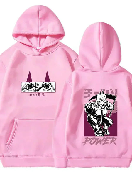 Chainsaw Man Power Oversized Hoodie - WICHUW LTD