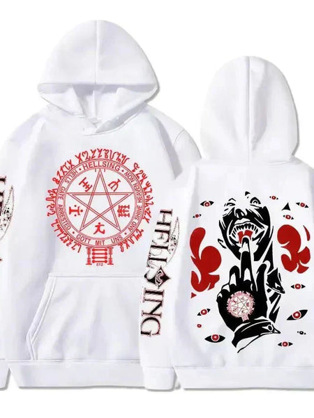 Hellsing Manga Print Hoodie - WICHUW LTD