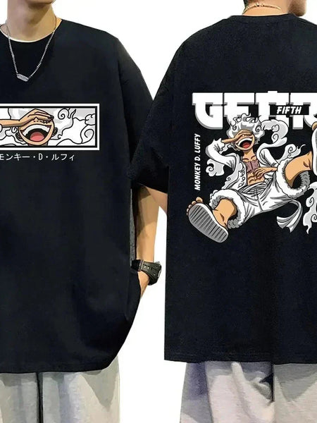 Luffy Gear 5 Wanted Poster T-Shirt - Wichuw