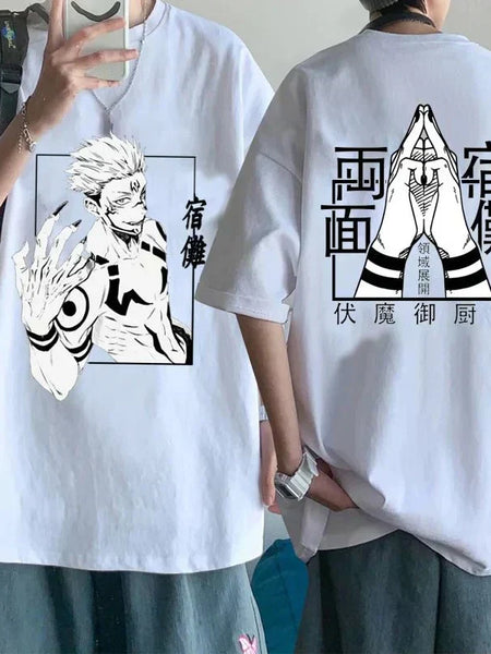 Ryomen Sukuna Printed T-shirt - Wichuw