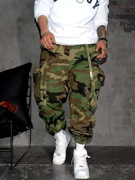 Wichuw Camouflage Cargo Pants - Wichuw