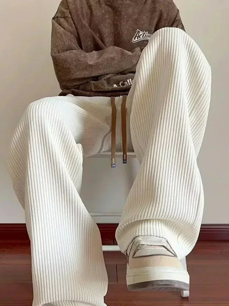 Wichuw Corduroy Casual Pants - Wichuw